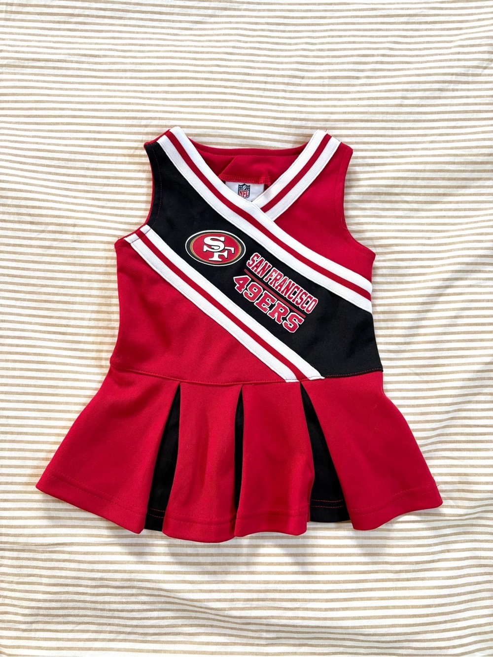 49er Cheer Dress for Baby/Toddler size 12m